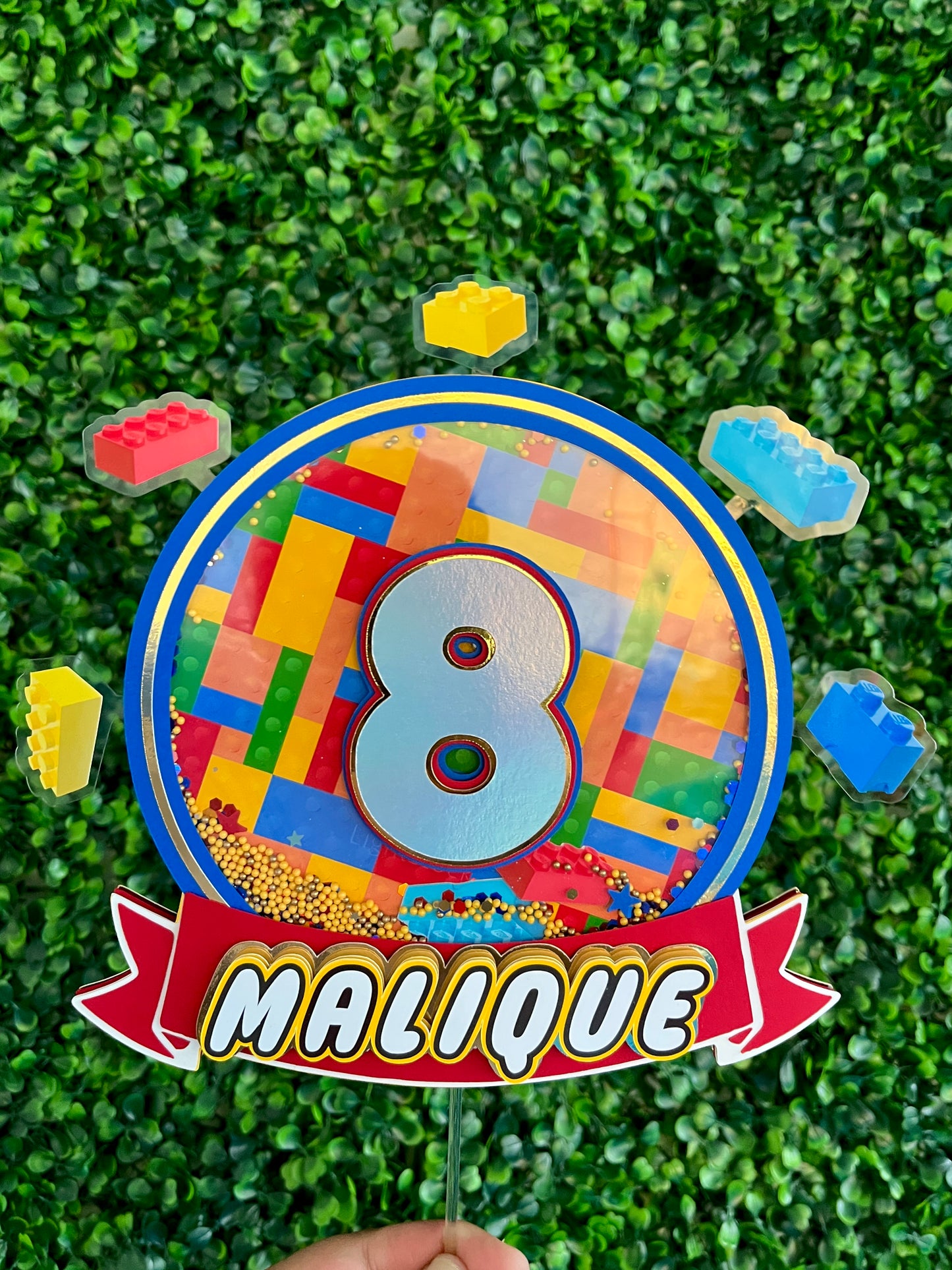LEGO Inspired Cake Toppers