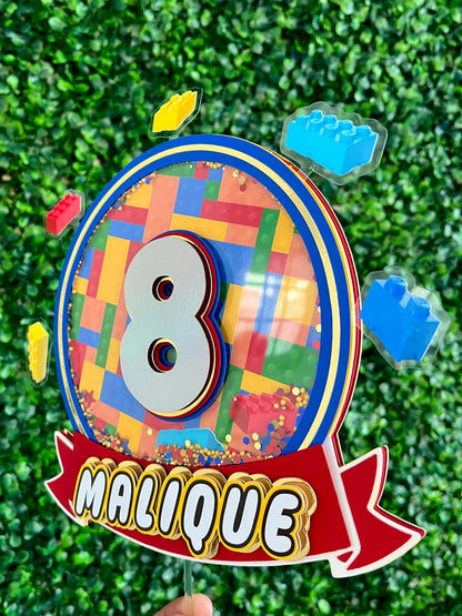 LEGO Inspired Cake Toppers