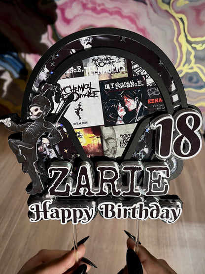 My Chemical Romance inspired Cake Topper
