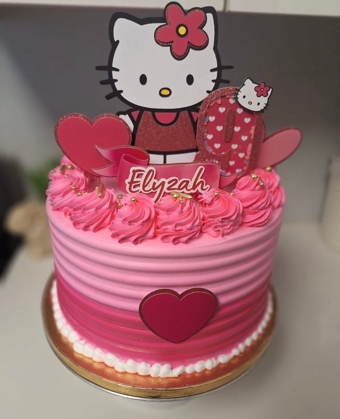 Hello kitty inspired Cake Topper