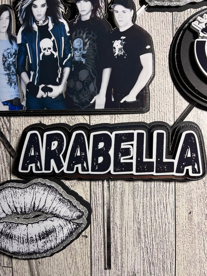 Tokio Hotel Inspired Cake Toppers