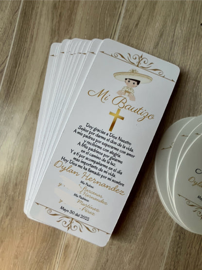 Baptism Cards | Recuerdo para bautizo