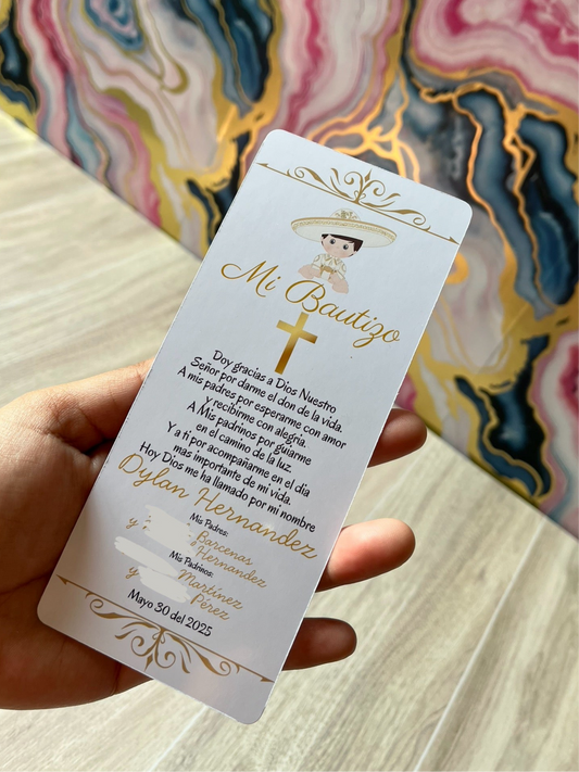 Baptism Cards | Recuerdo para bautizo
