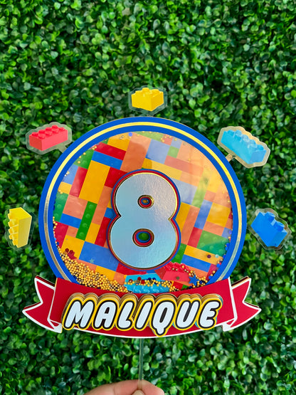 LEGO Inspired Cake Toppers