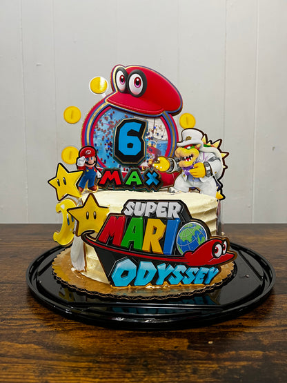 SUPER MARIO ODYSSEY Inspired Cake Toppers