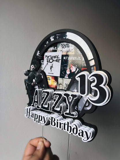 My Chemical Romance inspired Cake Topper
