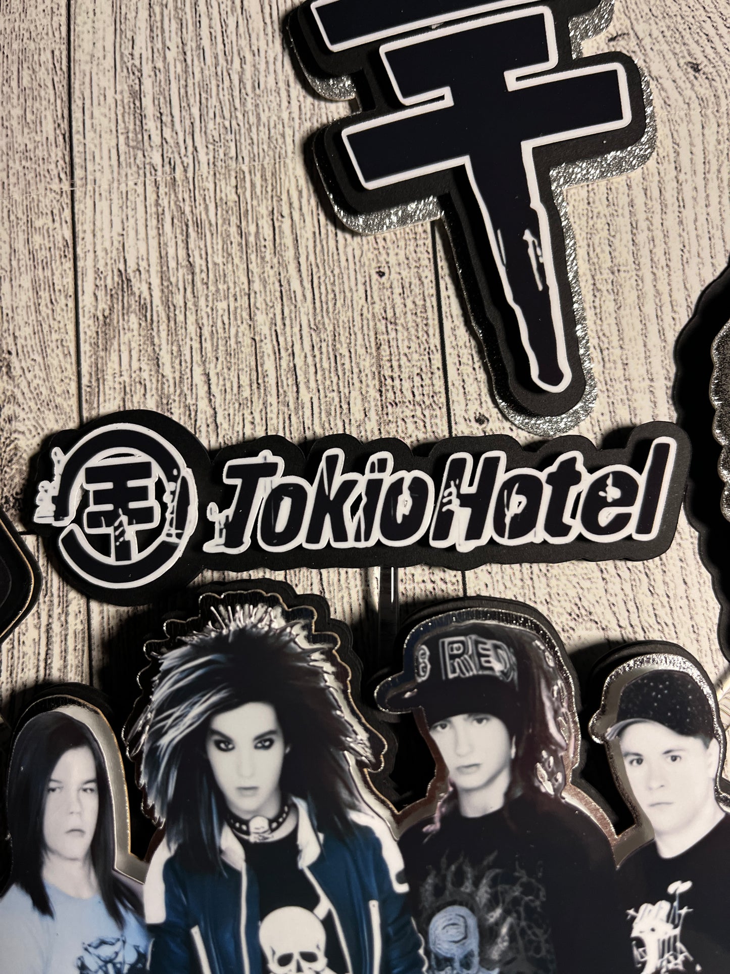 Tokio Hotel Inspired Cake Toppers