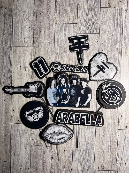 Tokio Hotel Inspired Cake Toppers (Copy)