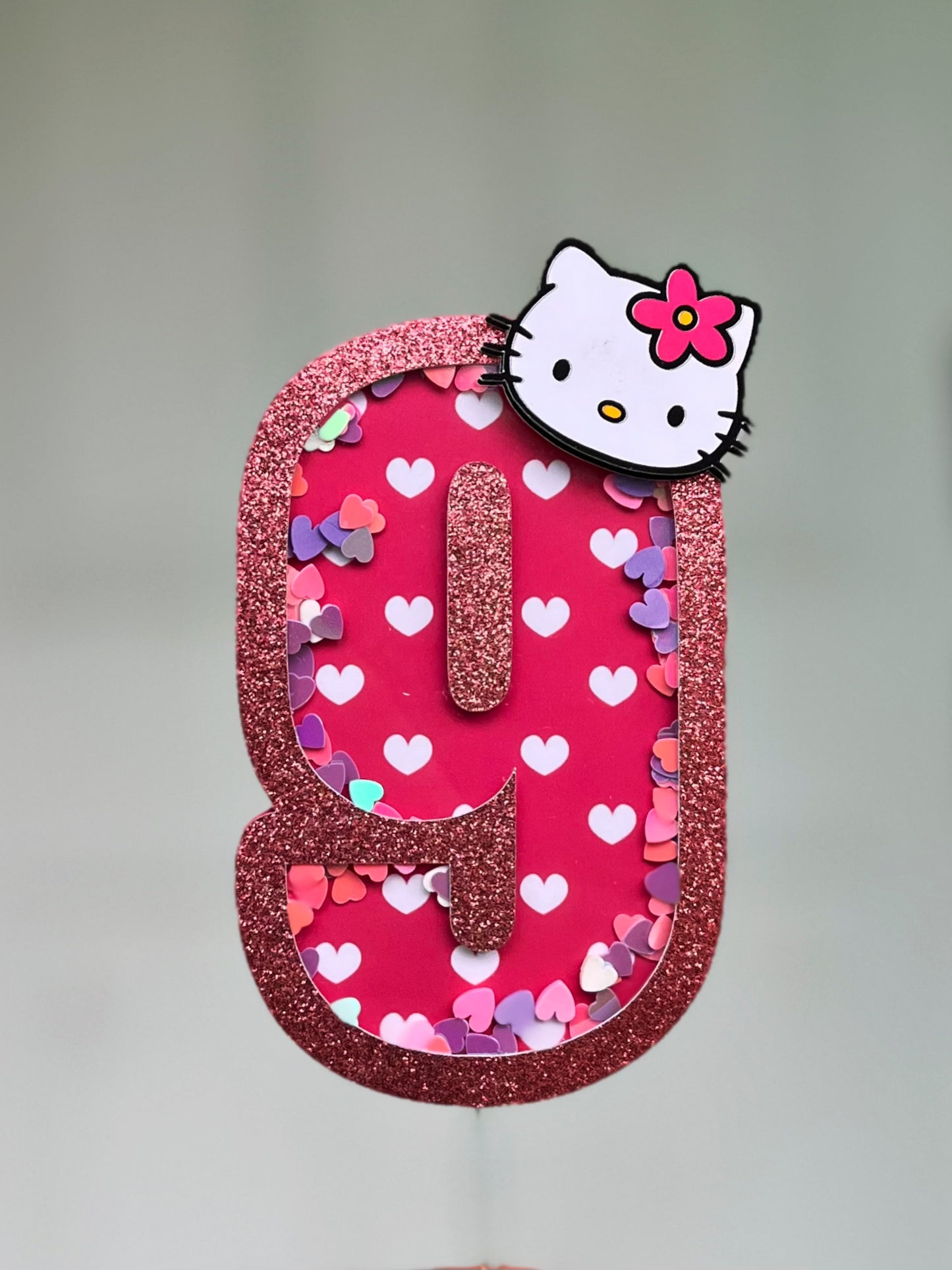 Hello kitty inspired Cake Topper