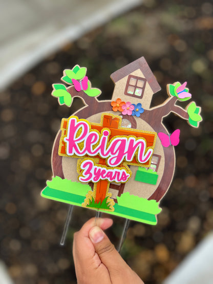 Masha and the Bear inspired Cake topper package