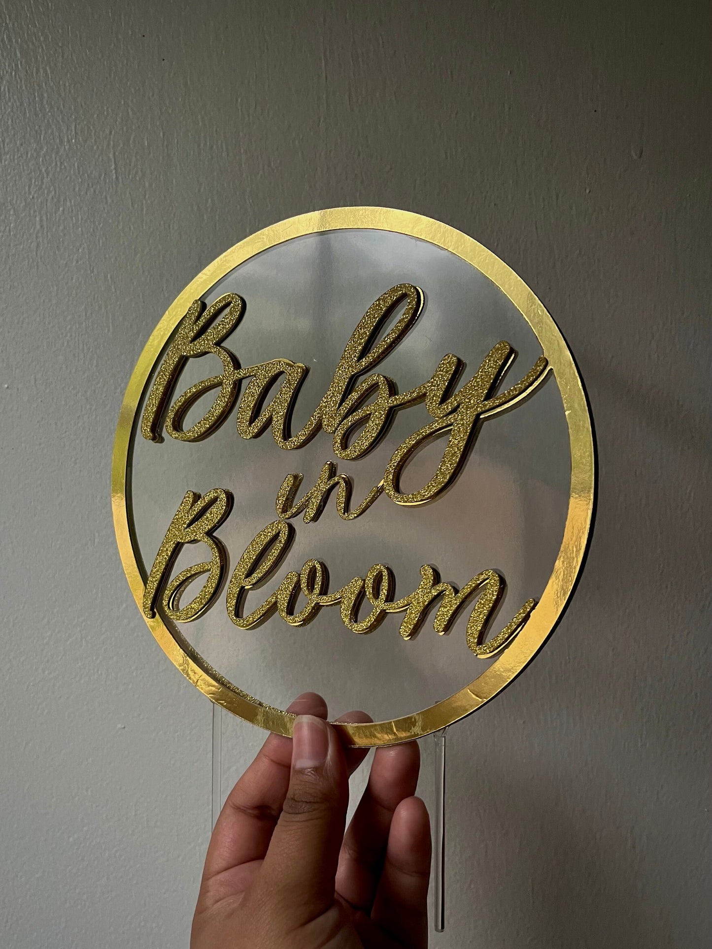 Baby Shower Cake Topper