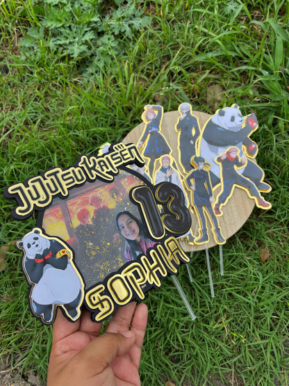 JUJUTSU KAISEN Inspired Cake Toppers