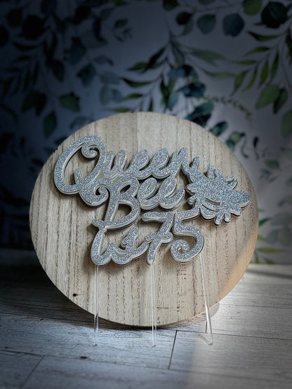 QUEEN BEE Cake topper