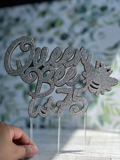 QUEEN BEE Cake topper