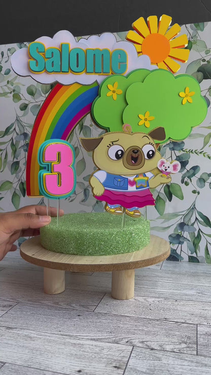 Chip and potatoe inspired cake toppers